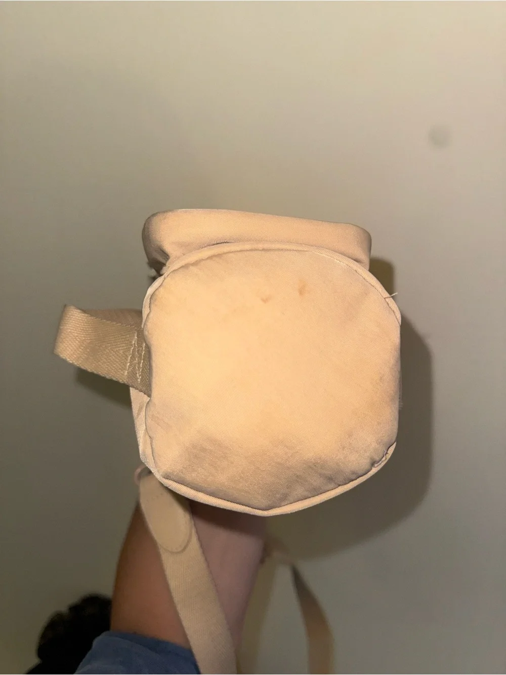 BEIS Neutral Beige Crossbody Bottle Sling with Adjustable Strap